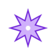star-8_hole.stl star with 8 arms (Ishtar's star)