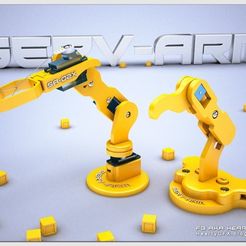 26eca7cc992f4e0ac2ab05776921f702_display_large.jpg Free STL file Serv-Arm・3D printing idea to download