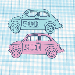 Screenshot-2023-02-08-at-20-21-17-3D-design-SEAT-1-Tinkercad.png STL file Fiat 500 topolino oldtimer keychain key ring・3D print design to download