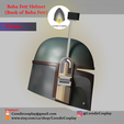BobaFett4.png Boba Fett Helmet/ Book Of Boba Fett Helmet 3d digital download