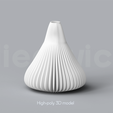 D_5_Renders_1.png Niedwica Vase Set D_1_10 | 3D printing vase | 3D model | STL files | Home decor | 3D vases | Modern vases | Floor vase | 3D printing | vase mode | STL  Vase Collection