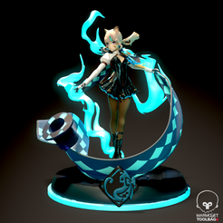 tbrender_Viewport_001.png Archivo STL Lynette Genshin Impact・Modelo para descargar y imprimir en 3D