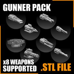 GUNNER-PACK-stl-1500x1500.jpg GUNNER PACK - weapons for gasland