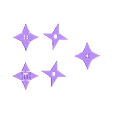 ninjas1.stl Ninja_Stars_v1