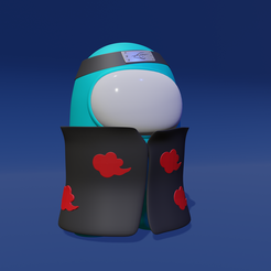 akatsuki_2.png Fichier 3D Among Us Akatsuki (NARUTO)・Design imprimable en 3D à télécharger