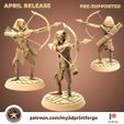 Pharaoh-archer-epic.jpg Skeleton Pharaoh Archer 32mm and 75mm pre-supported