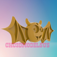 2.png halloween bat,3D MODEL STL FILE FOR CNC ROUTER LASER & 3D PRINTER