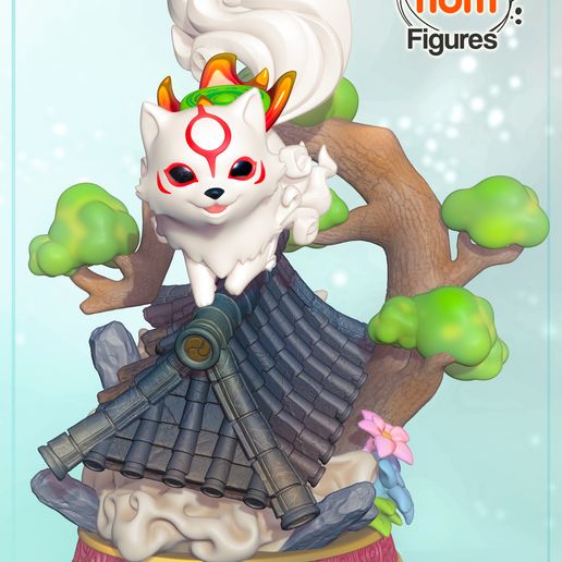 Chibi Amaterasu - Okami - 3D model önizlemesi