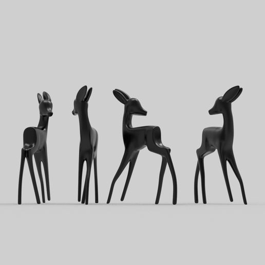 🦌 deer・ STL File for 3D printing・Cults