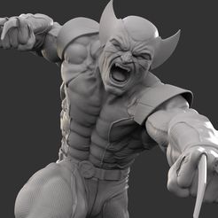 untitled.325.jpg STL file Wolverine- Marvel・3D print object to download