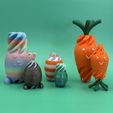 IMG_4167.jpeg Easter Spiral Passthrough Fidget Collection - Easter Bunny, Easter Egg, Cute Carrot Buddy - Full Collection