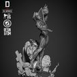 092624-B3DSERK-DeadMan-Sculpture-Image-002.jpg ESCULTURA DO HOMEM MORTO B3DSERK PRONTA PARA IMPRESSÃO