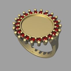anillo-placa-circular-1.jpg Fichier STL anneau circulaire à plaque・Objet imprimable en 3D à télécharger, Nzavala