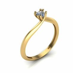 9-1.jpg Archivo STL Women Ring - Womens Ring STL READY FILE With 3DM Files Modelo 3D・Diseño para descargar y imprimir en 3D