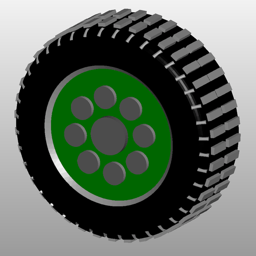 off-road wheels 14mm VS2 H0 1:87