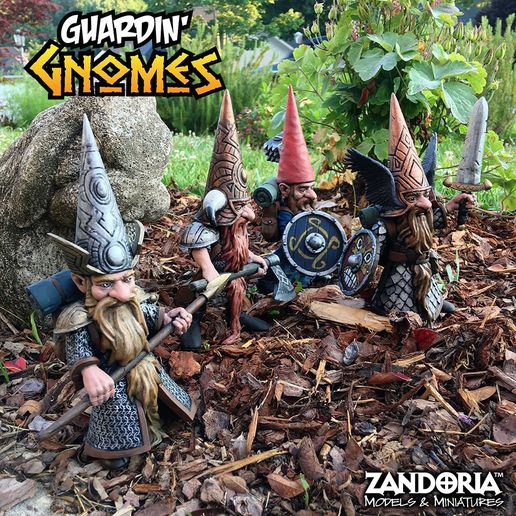 Photo Jun 15, 7 10 37 AM (1).jpg Guardin' Gnomes, Fantasy Garden Gnome Warriors