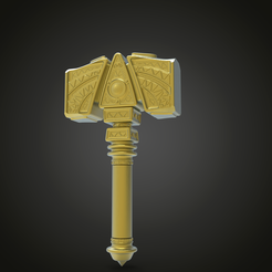 untitled.294.png Free STL file Mjölnir・3D printer design to download