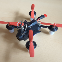 Capture d’écran 2017-02-20 à 11.51.10.png Free STL file Micro FPV Quad-racer 2S 90mm polycarbonate・3D printing design to download