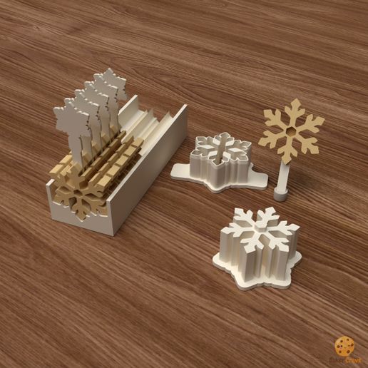Snowflake Cake Pop Mold Set