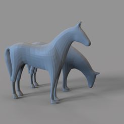 Horse.jpg Horse low poly