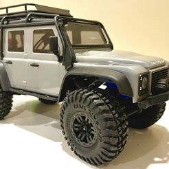 IMG_0880.jpg STL-Datei Traxxas Trx4m Defender Frontstoßstange・Design zum Herunterladen und 3D-Drucken