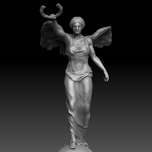 FINAL-1.jpg Winged Victory on Sphere – 3D Sculpture Model