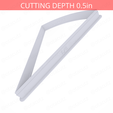 1-8_Of_Pie~5.25in-cookiecutter-only2.png Slice (1∕8) of Pie Cookie Cutter 5.25in / 13.3cm