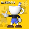 MUG6.jpg Download STL file MUGMAN - CUPHEAD'S BROTHER • 3D print design, OsvaldoFilho