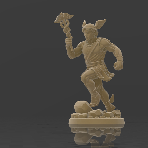 🕊️ Hermes Deus grego mensageiro Figura estilo wargame 32 mm