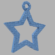 36.png Hollow christmas star X76