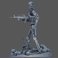 S-35.jpg Terminator T-800 Endoskeleton Salvation Diorama T2 Improved Version