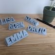 3D-Nametags-Scale-reference.jpg Patricia 3D Nametag - 5 Fonts