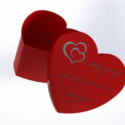 2.jpg STL-Datei Geschenkbox zum Valentinstag herunterladen • 3D-druckbares Modell, Umby88