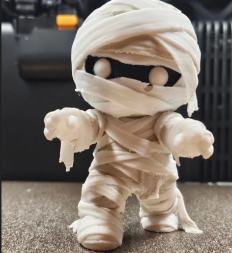 Chibi Mummy STL – Egyptian Halloween Character Figurine