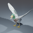 0008.png Photorealistic duck - posable/rigged [stl file included ]