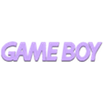 gameboy logo .stl GAMEBOY POCKET HOLDER / STAND WITH 5 GAME CARTRIDGES CASES