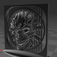 Screenshot_1.png Skull Sculpture  - Suspended 3D - Thread Art