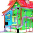 5.jpg MAISON 5 HOUSE HOME CHILD CHILDREN'S PRESCHOOL TOY 3D MODEL KIDS TOWN KID Cartoon Building 5