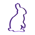 conejo 10.stl STL file Easter cookie cutters・3D printer design to download