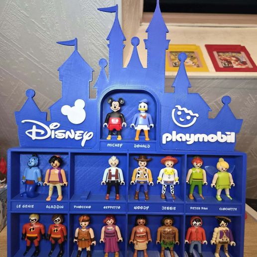 Presentoir playmobil kinder Français