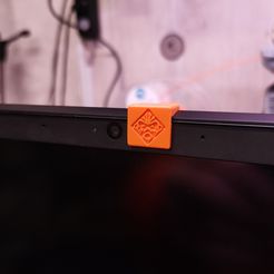 Free STL file Webcam cover 🖥️・Template to download and 3D print