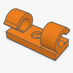 fixe-câble01.jpg Free OBJ file cable clips・3D printable model to download