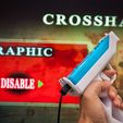 Crosshair-Disabled-Wii-Lightgun.jpg WiiMote Lightgun With Pistol Sights And Trigger Spring