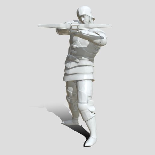 Download OBJ file Crossbowman • Template to 3D print ・ Cults