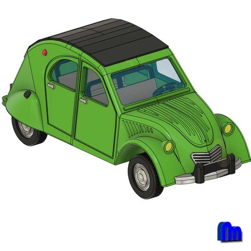 2cvresine-6.jpg 2 CV scale HO resin