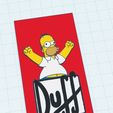 ciuadro-homero.jpg HOMER SIMPONS DUFF - FRAME 2.5D