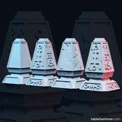 tablehammer.com STL file Necroyd Obelisks・3D printing template to download
