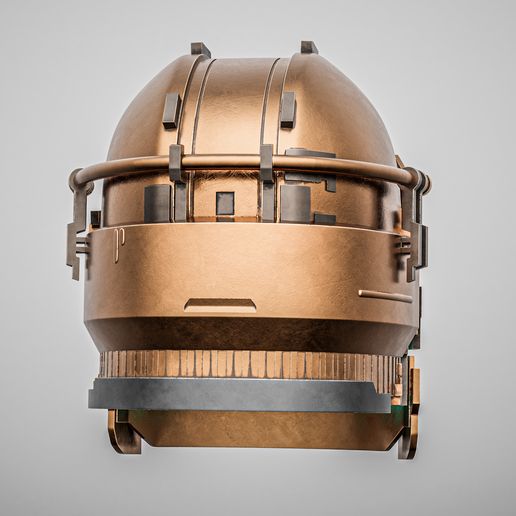 DeadSpaceT4.jpg Dead Space Engineer Helmet - 3D Printable STL Model