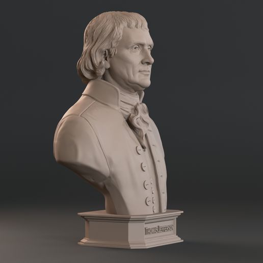 003.jpg Thomas Jefferson Bust Sculpture