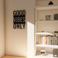 1-1.jpg GOOD VIBES ONLY wall painting - WALL ART 2D